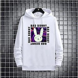 Bad Bunny Hoodies - Bad Bunny Casual New Fashion Trend Hoodie