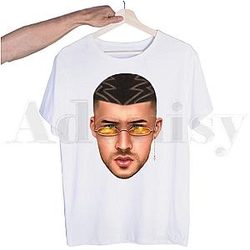 Bad Bunny T-Shirts - Bad Bunny Face Printed T-Shirt