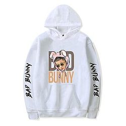 Bad Bunny Hoodies - Bad Bunny Pullover Hooded Sweatshirt