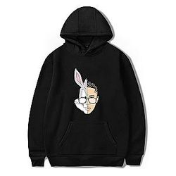 Bad Bunny Hoodies - Bad Bunny Bunny Logo Hoodie