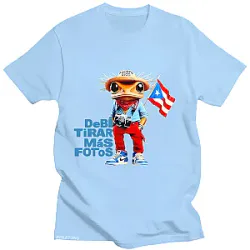 Bad Bunny T Shirt 2025 Funny Frog Debí Tirar Más Fotos T-Shirt