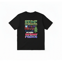 Bad Bunny Residencia Tour Black T-shirts