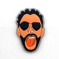 New Cartoon Singer Bad Bunny Croc Charm Accessory