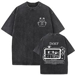Washed Vintage World Tour 2026 White Fog DTMF DTNK2403 Bad Bunny T-Shirts