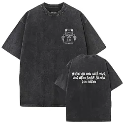 Washed Vintage World Tour 2026 White Words DTMF DTNK2403 Bad Bunny T-Shirts