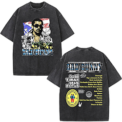 Washed Vintage World Tour 2026 Sexto Album DTMF DTNK2403 Bad Bunny T-Shirts