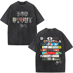 Washed Vintage World Tour 2026 Scenes DTMF DTNK2403 Bad Bunny T-Shirts
