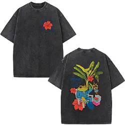 Washed Vintage World Tour 2026 Aguila DTMF DTNK2403 Bad Bunny T-Shirts