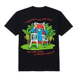 Take A Photo With Him DTNK0704 Black Bad Bunny T-Shirts