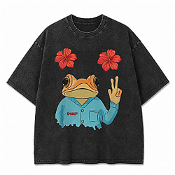This Is DTMF DTNK0206 Washed Bad Bunny T-Shirts