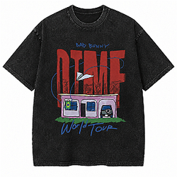 DTMF World Tour New Design DTNK2406 Washed Bad Bunny T-Shirts
