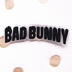 Bad Bunny Shoe Croc Charm Graphic Accessory