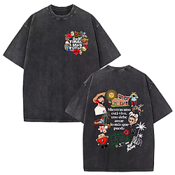 Mientras Uno Esta DTMF DTNK0107 Washed Bad Bunny T-Shirts