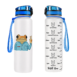 Say Hello DTMF DTNK1007cl Bad Bunny Tracker Bottle 30oz