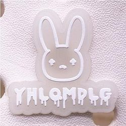 New Bad Bunny Shoe Croc Charm Accessory