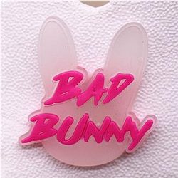 Bad Bunny Shoe Croc Charm Fashion Accessory