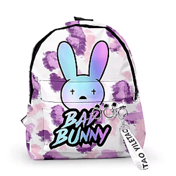 [Back To School] Purple Rabbit DTNK1707 Bad Bunny Backpacks