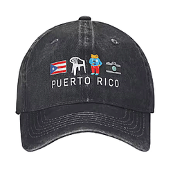 Vintage Puerto Rico Debi Frog Tirar Mas Fotos Baseball DTNK1707 Bad Bunny Hats &amp; Caps