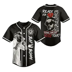 Ready Fo Red Heart DTNK2007 Bad Bunny Baseball Jersey
