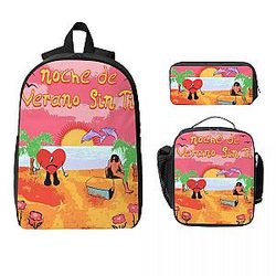 Un Verano Sin Ti Bad Bunny Backpack Set