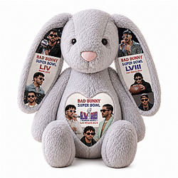Super Bowl Timeline DTNK2507 Bad Bunny Rabbit Plush