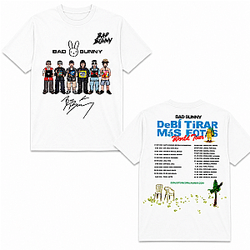 World Tour Eras and Dates LA2707 Bad Bunny T-Shirts