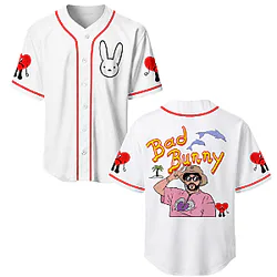 00 Your Name DTN2007 Bad Bunny Baseball Jersey