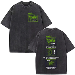 Photo And Camera DTMF DTNK0908 Washed Bad Bunny T-Shirts