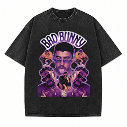 Bad Bunny Custom Face HTCT1808 Bad Bunny T-Shirts