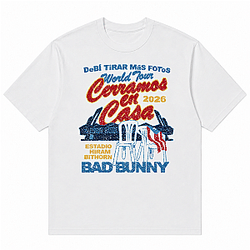 Cerrando En El Hiram HTCT2508 Bad Bunny T-Shirts