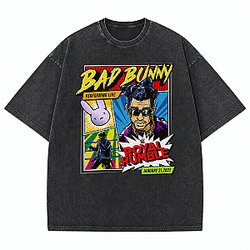 WWE Body Slams NTMD0309 Bad Bunny T-Shirts