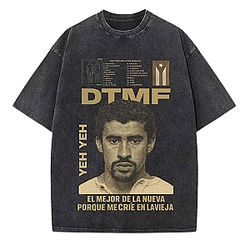 DTMF El Mejor De La Nueva LA1209 Bad Bunny Wash T-Shirts
