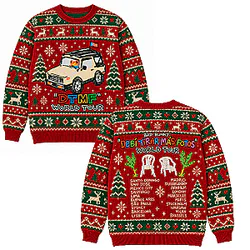 DTMF World Tour Jeep DK1310 Ugly Christmas Sweater