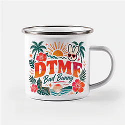 [Exclusive] Rabbit On The Beach DTNK2010 Bad Bunny Campfire Mug