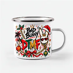 Retro Enamel DTNK2610 Bad Bunny Campfire Mug