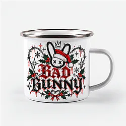 Fan Outdoor On Christmas DTNK2610 Bad Bunny Campfire Mug
