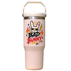 Cool Bunny Graphic DTNK2810 Bad Bunny Car Cup Holder