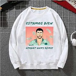 Bad Bunny Sweatshirts -  Bad Bunny Estamos Bien 6 Sweatshirt