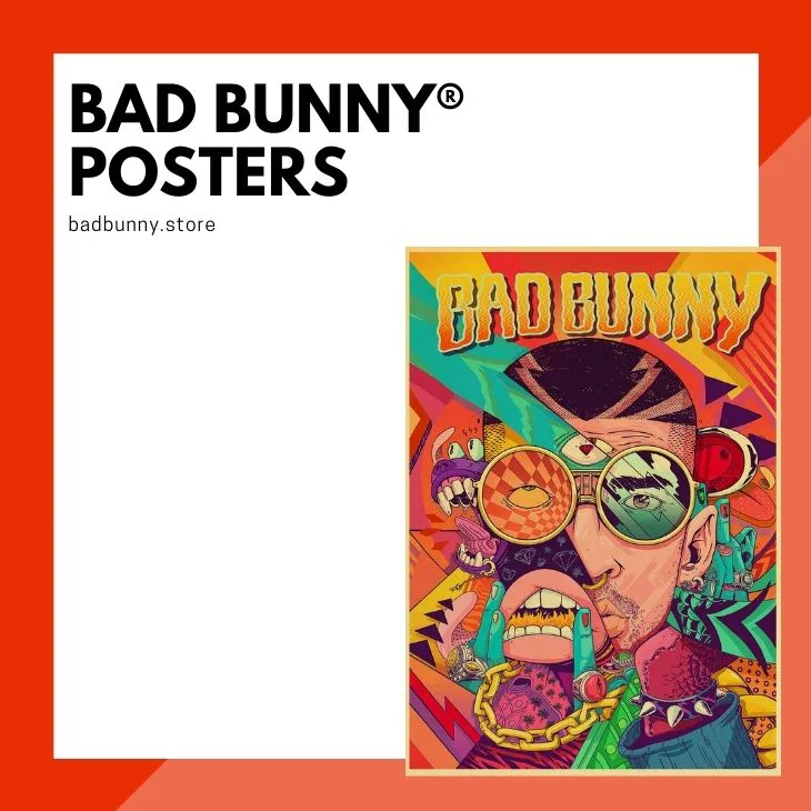 Bad Bunny Posters | Bad Bunny Store - Official Bad Bunny