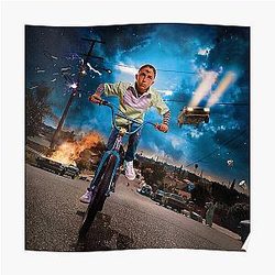 Bad Bunny Posters - YHLQMDLG Bad Bunny Album Cover Poster