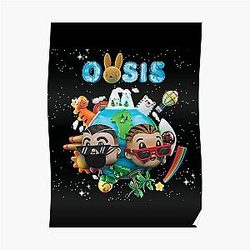 Bad Bunny Posters - OASIS of J Balvin and Bad Bunny Poster