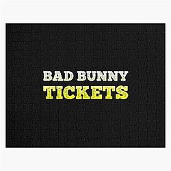 Bad Bunny Puzzles - Bad Bunny tickets Jigsaw Puzzle