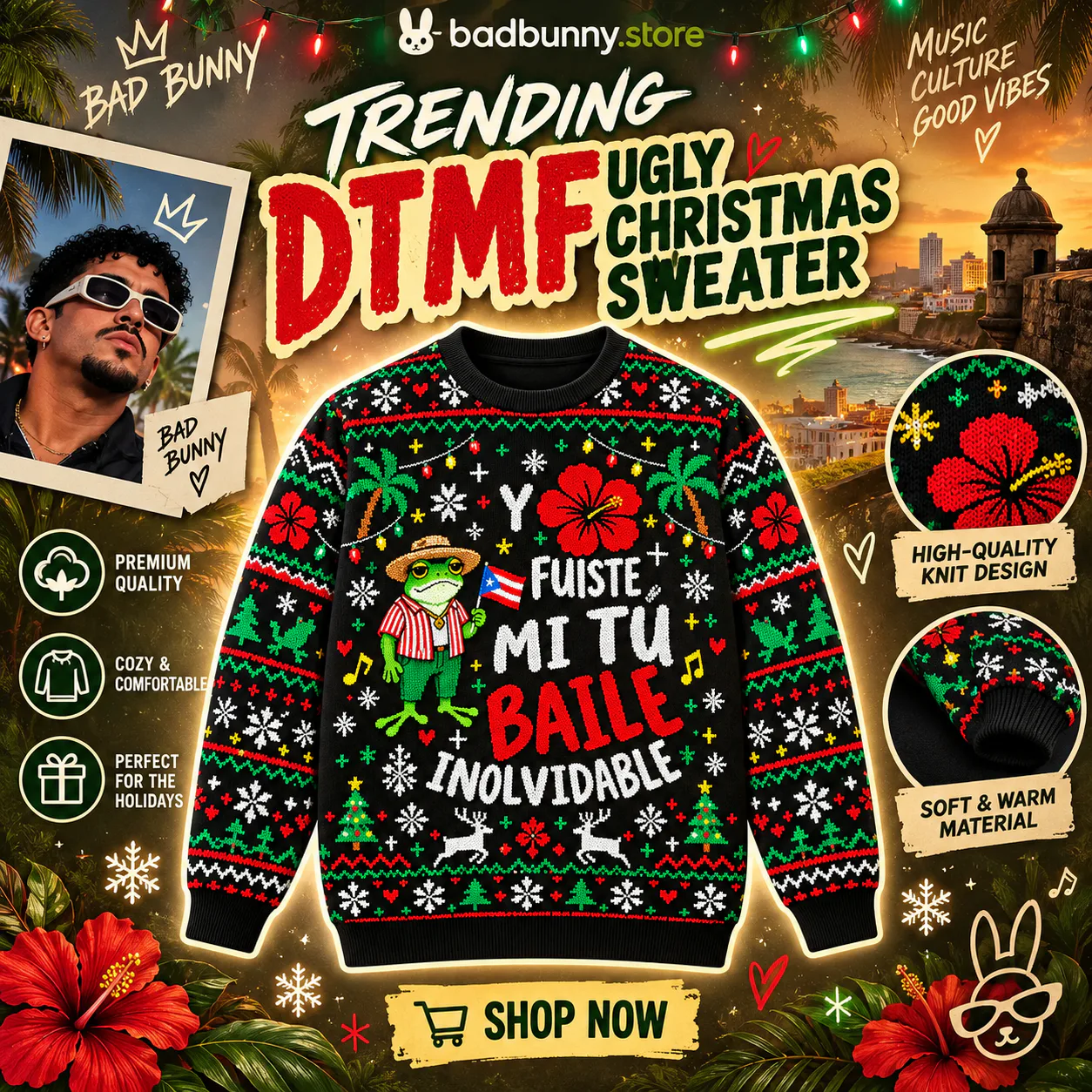 Trending DTMF 2026 DTNK121 Ugly Christmas Sweater