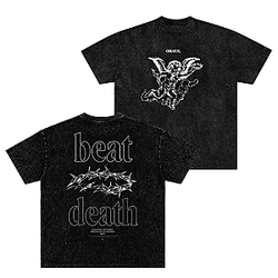 Beat Death DTNK0106 Washed Bad Omens T-Shirt