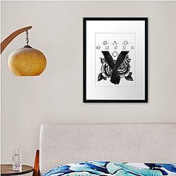 Best Of Seller Of Design Art Bad Omens Framed print Premium Merch Store