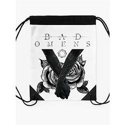Best Of Seller Of Design Art Bad Omens Drawstring Bag Premium Merch Store