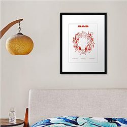 Bad Omens Merch Like A Villain Framed print Premium Merch Store