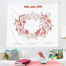 Bad Omens Merch Like A Villain Tapestry Premium Merch Store