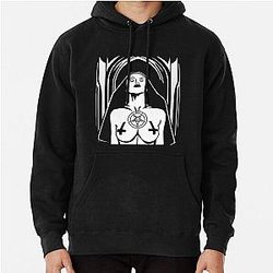 Satanische Nun Bad Nun Religion Pullover Hoodie