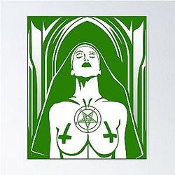 Satanischer Nun Bad Religion Poster